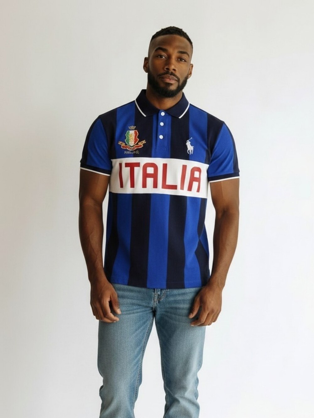 Polo Ralph Lauren Men's Custom Slim Fit Italia Shirt Size S